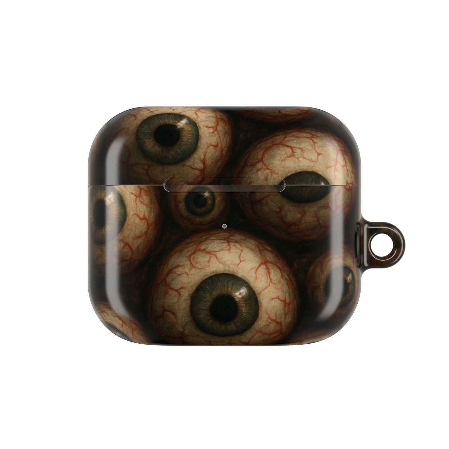 Unique Eyeball AirPod Case, Quirky Phone Accessory, Halloween Gift, Weird Aesthetic Decor, Eye Pattern Tech Case