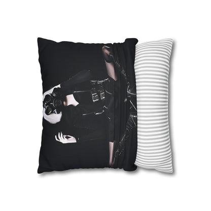 Gothic Glam Pillows, Square Cushion Covers, Elegant Home Decor, Statement Throw, Dark Aesthetic Gifts, Modern Bedroom Accent