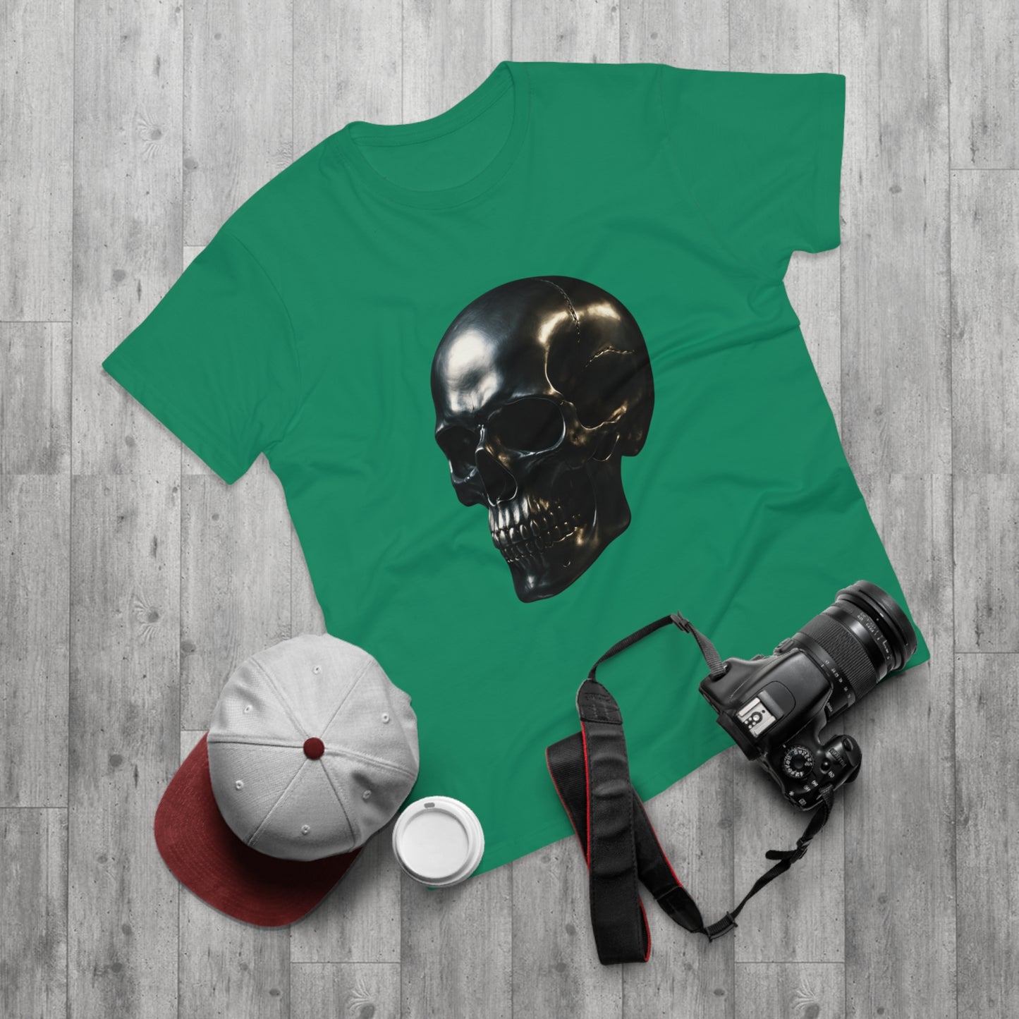 Gothic Skull Unisex T-Shirt, Edgy Graphic Tee, Halloween Apparel, Men's Casual Wear, Gift for Him