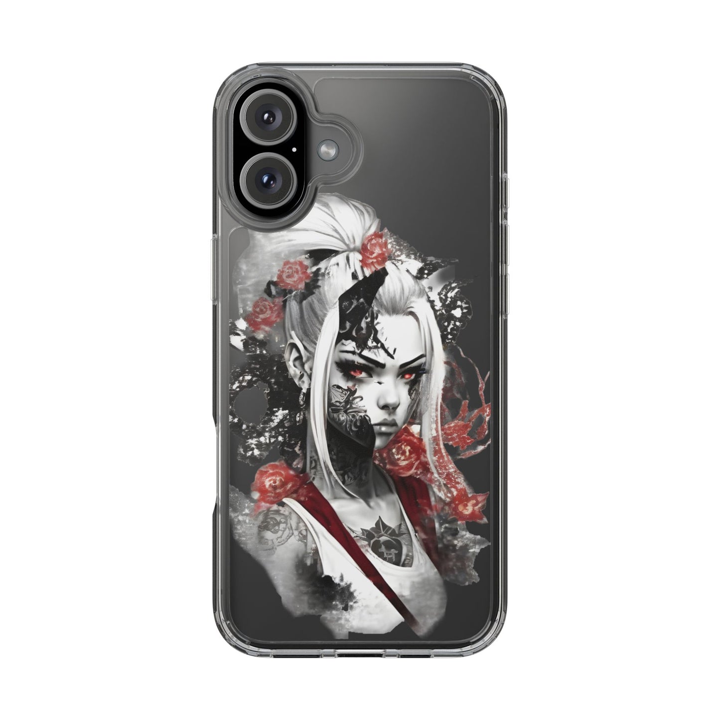Mystical Warrior Clear Phone Case - Stylish & Protective