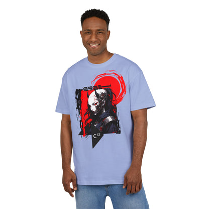 Unisex Graphic Oversized Tee with Artistic Design, Casual Streetwear, Unique Gift for Art Lovers and Gamers, Perfect for Everyday Wear