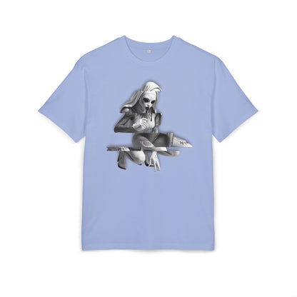 Unisex Heavy Oversize Tee with Horror Design