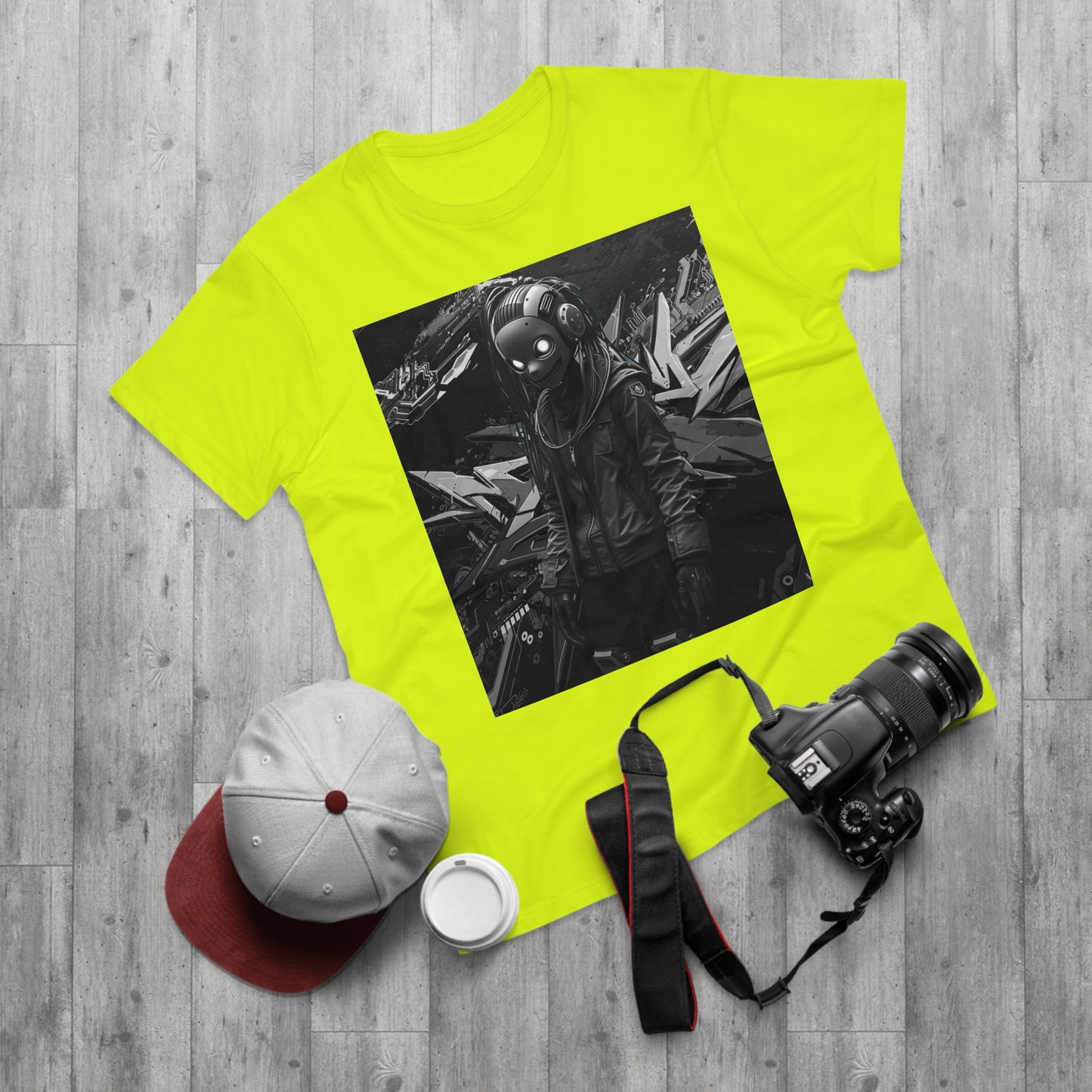 Urban Cyberpunk Unisex T-Shirt - Edgy Graphic Tee with Futuristic Design