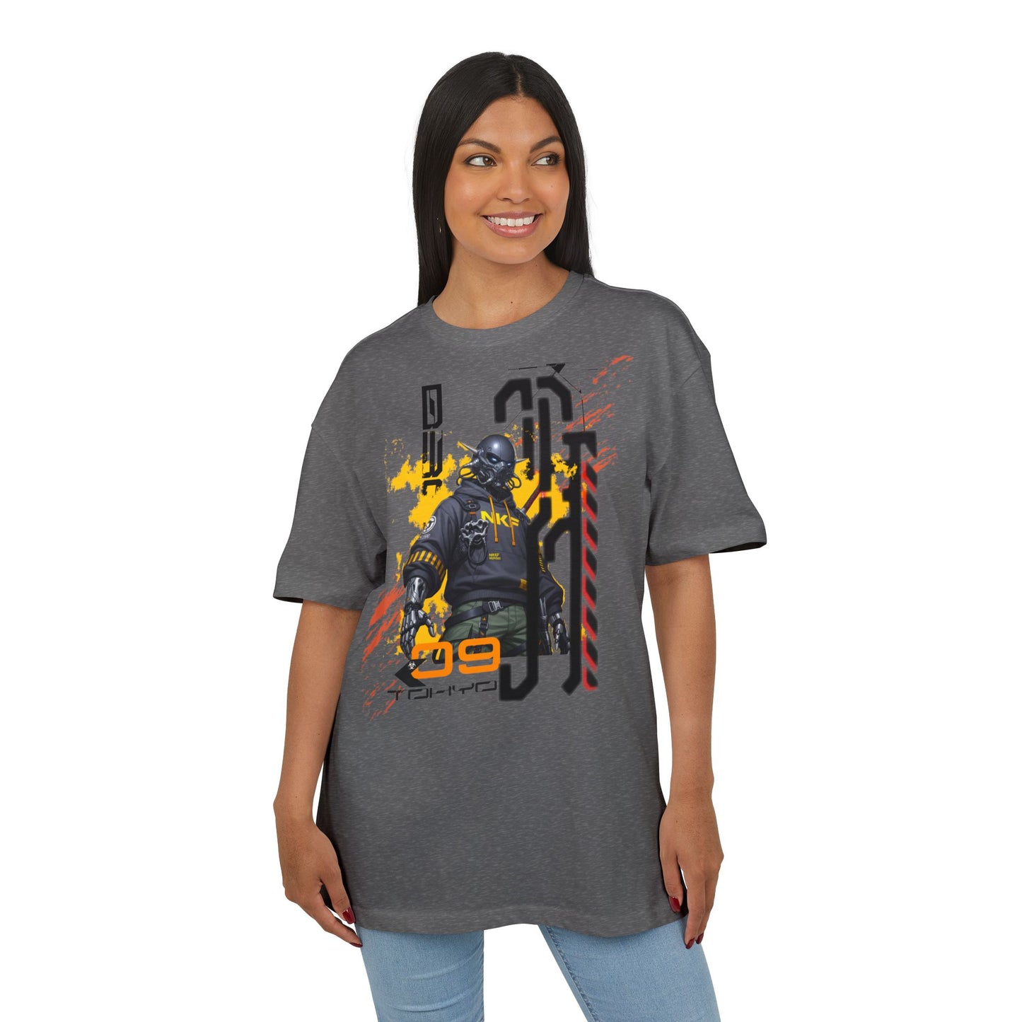 Urban Street Art Oversize Tee, Graphic Tee, Hip Hop Apparel, Streetwear Style, Men’s and Women’s Fashion, Casual Wear