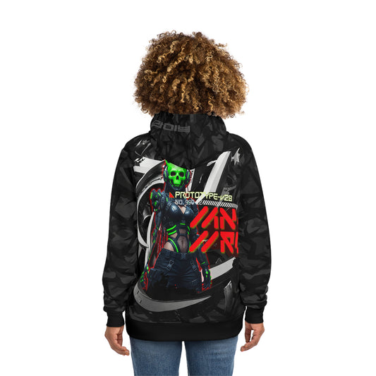Futuristic Graphic Hoodie, Cyberpunk Style for Teens, Streetwear Fashion Gift, Unique Art Sweatshirt, Perfect for Music Festivals, [...]