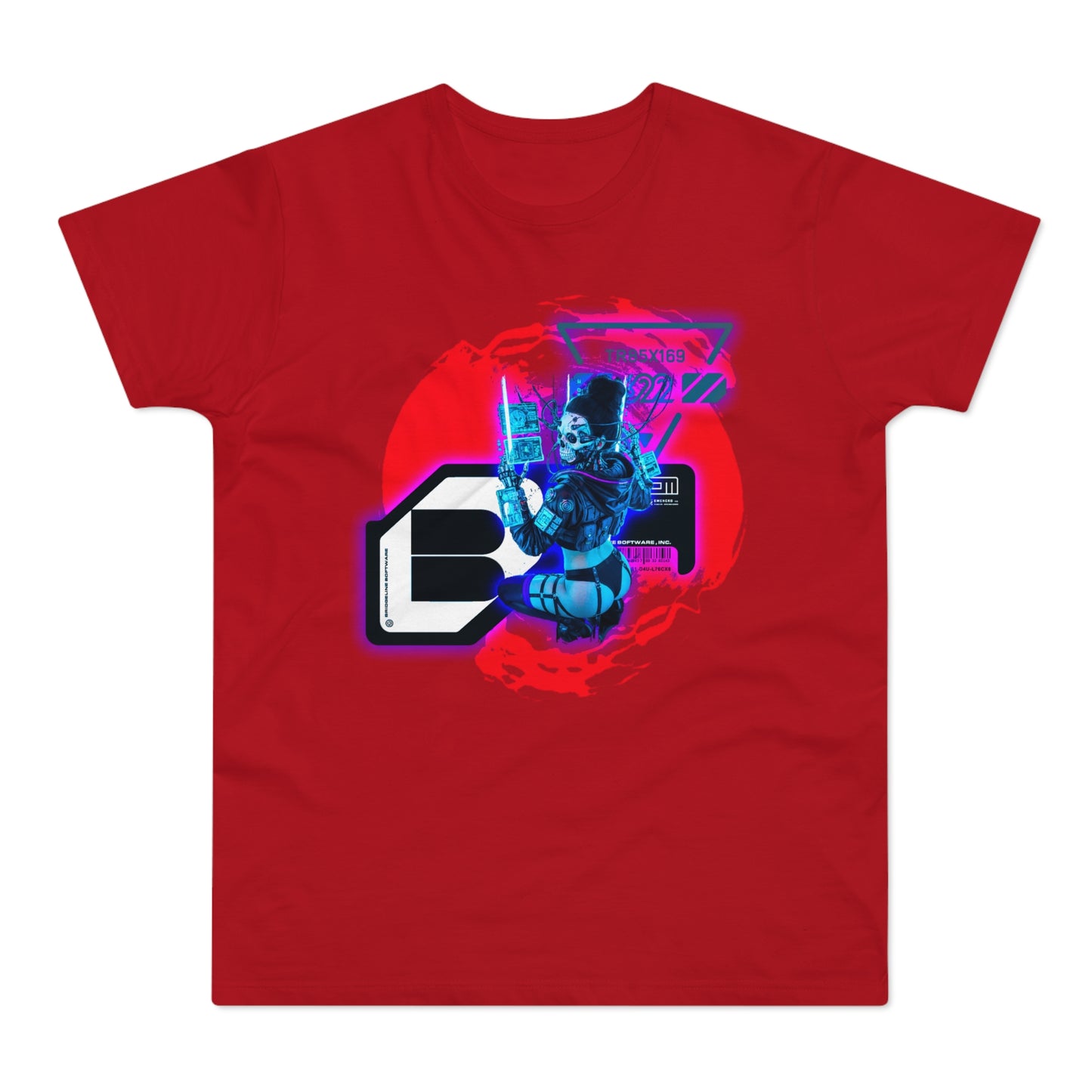 Futuristic Graphic Tee, Urban Outfit, Cyberpunk Style T-shirt, Men's Streetwear, Casual Wear, Gift for Tech Lovers