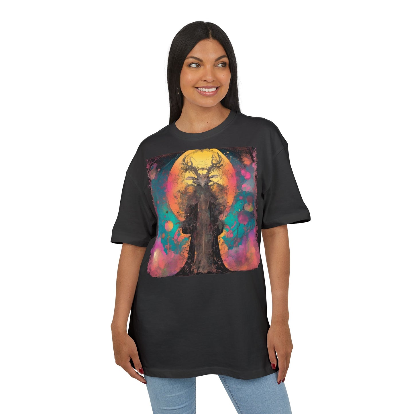 Mystical Tree Unisex Heavy Oversize Tee | Bohemian Style Shirt, Artistic Graphic Tee, Unique Gift for Nature Lovers, Festival Wear, [...]