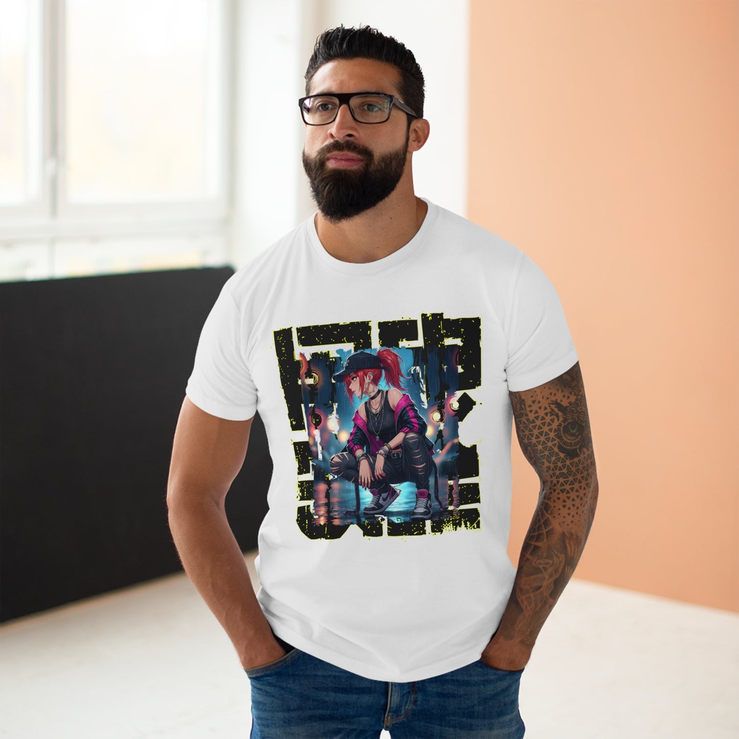 Trendy Graphic Tee for Men & Women, Urban Style Shirt, Casual Wear, Gift for Gamer, Streetwear Apparel