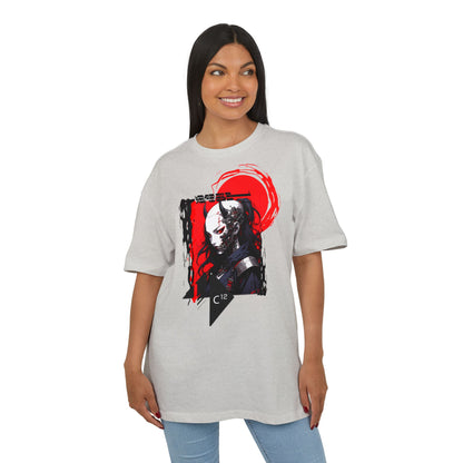 Unisex Graphic Oversized Tee with Artistic Design, Casual Streetwear, Unique Gift for Art Lovers and Gamers, Perfect for Everyday Wear