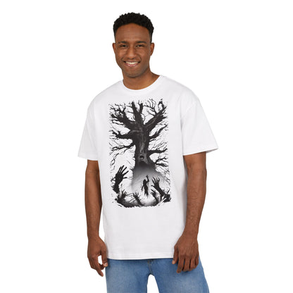 Mystical Tree Oversized Tee - Unisex Heavyweight Shirt, Nature-Inspired Fashion, Gift for Nature Lovers, Outdoor Adventure Wear, Boho [...]