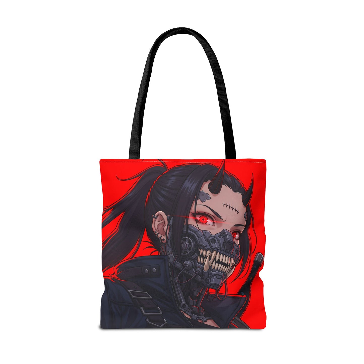 Gothic Anime Tote Bag, Stylish Tote for Anime Lovers, Unique Gift for Cosplay, Travel Bag, Statement Accessory