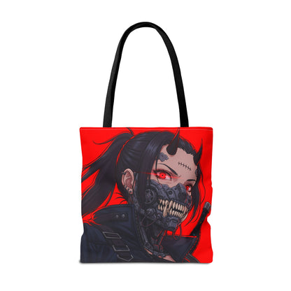 Gothic Anime Tote Bag, Stylish Tote for Anime Lovers, Unique Gift for Cosplay, Travel Bag, Statement Accessory