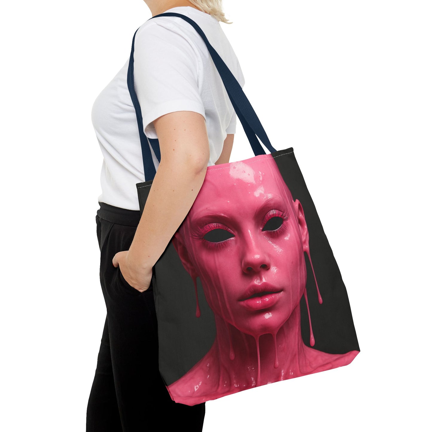 Abstract Art Tote Bag, Unique Shopping Bag, Eco-Friendly Carryall, Gift for Art Lovers, Trendy Fashion Accessory