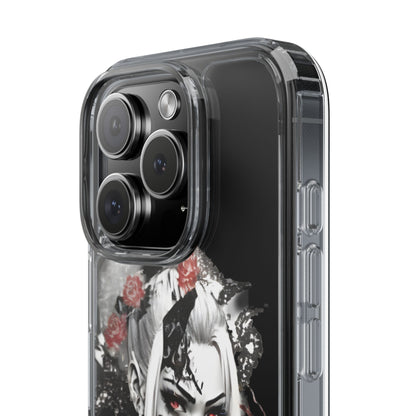 Mystical Warrior Clear Phone Case - Stylish & Protective