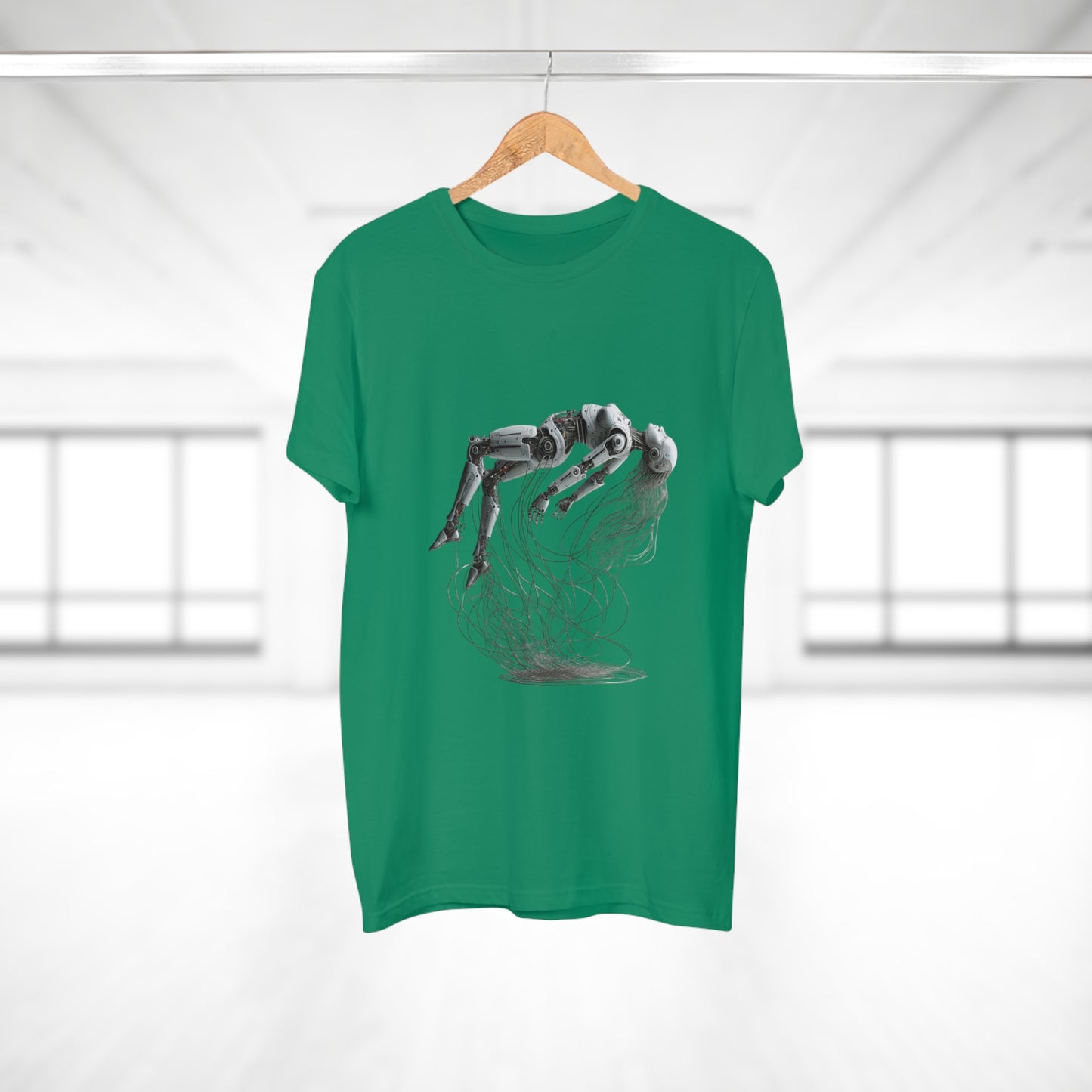 Futuristic Graphic Tee, Cool Unisex T-Shirt for Tech Enthusiasts, Gift for Birthdays, Casual Wear, Unique Art Shirt