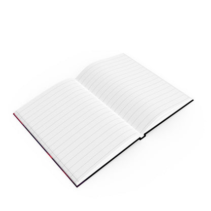 Cyberpunk Hard Backed Journal, Neon Aesthetic Notebook, Gift for Artists, Sci-Fi Inspiration, Creative Writing