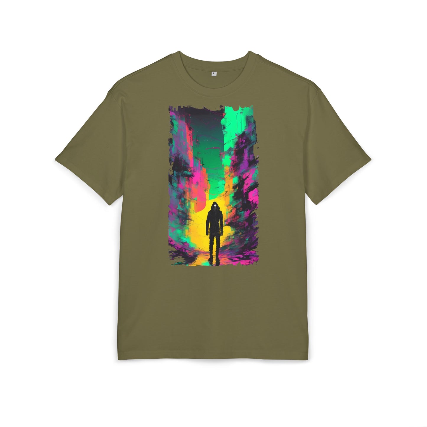 Vibrant Nature-Inspired Oversize Tee, Boho Graphic Tee, Unisex T-Shirt for Adventurers, Colorful Casual Wear, Nature Lover Gift