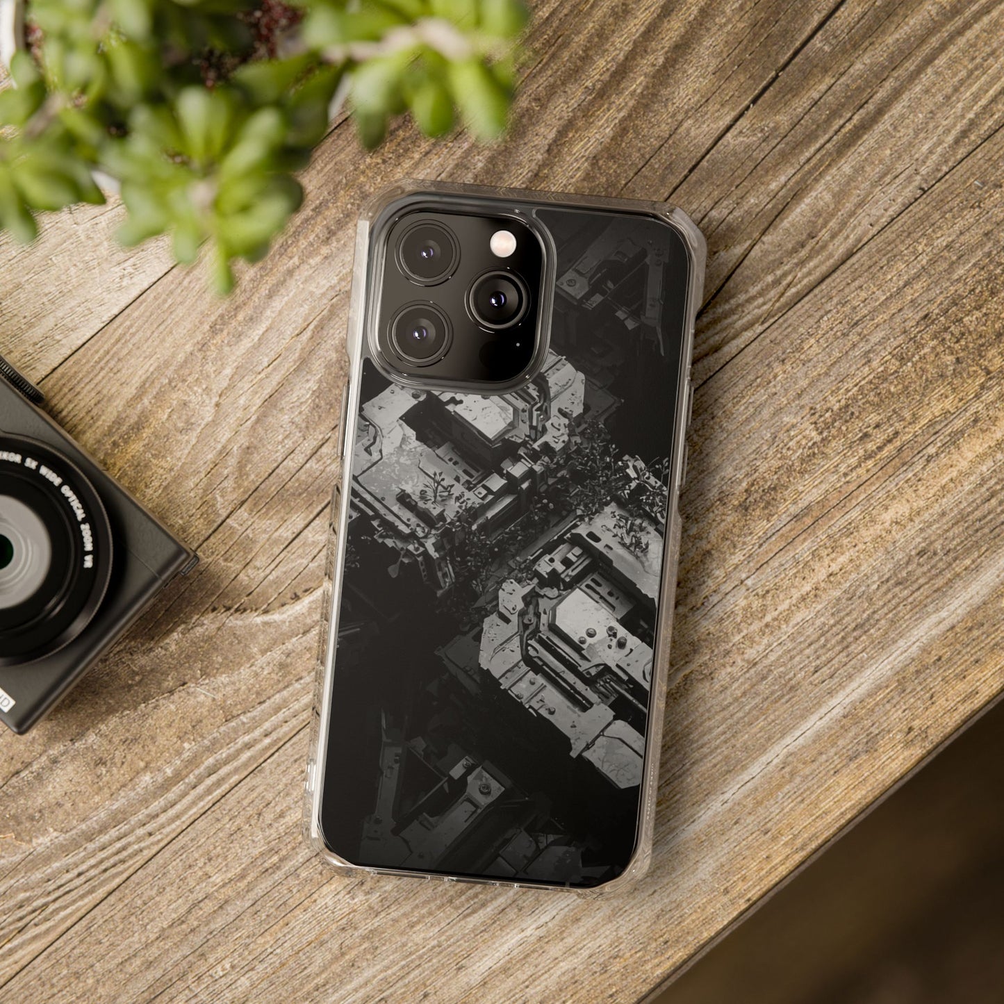 Stylish Magnetic Clear Impact Cases for iPhone, Heavy-Duty Protection, Customized Cases, Tech Lover Gift, Trendy Phone Accessories