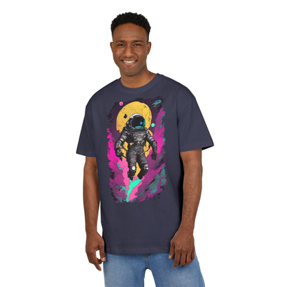 Cosmic Astronaut Tee, Unisex Oversize Tee, Space Graphic Shirt, Retro Astronaut T-Shirt, Gift for Space Lovers, Unique Graphic Tee