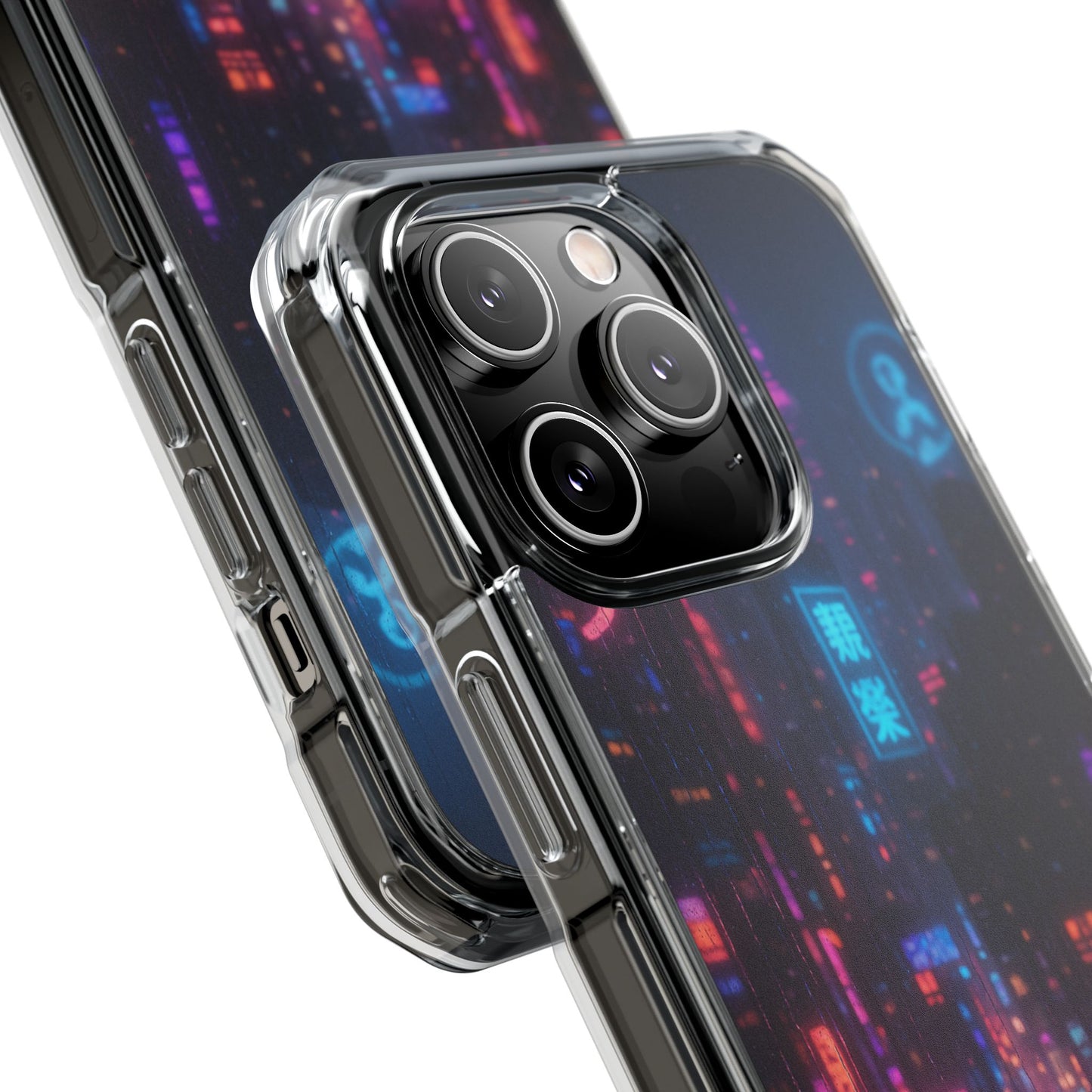 Neon City Phone Case - Magnetic Clear Impact Cases, Customizable Phone Cover, Gifts for Tech Lovers, Stylish Protection, Modern Design