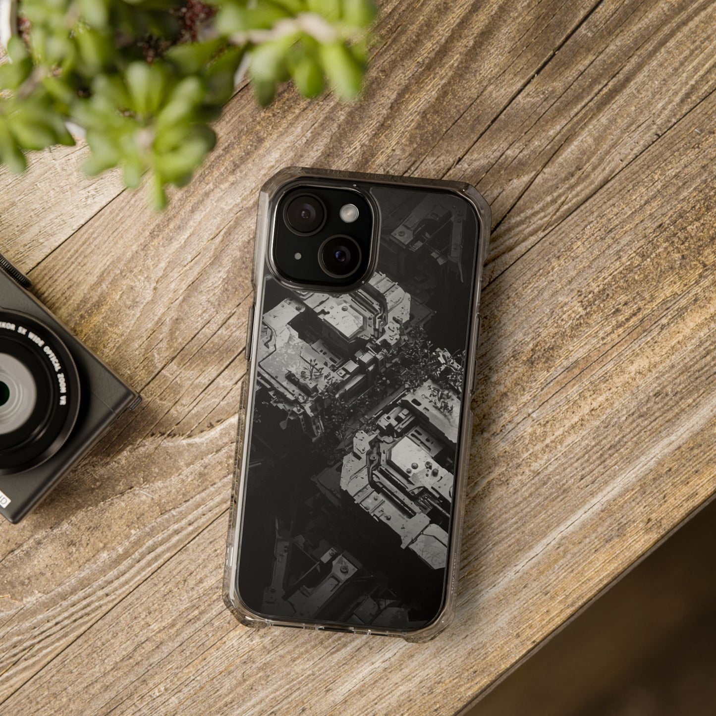 Stylish Magnetic Clear Impact Cases for iPhone, Heavy-Duty Protection, Customized Cases, Tech Lover Gift, Trendy Phone Accessories