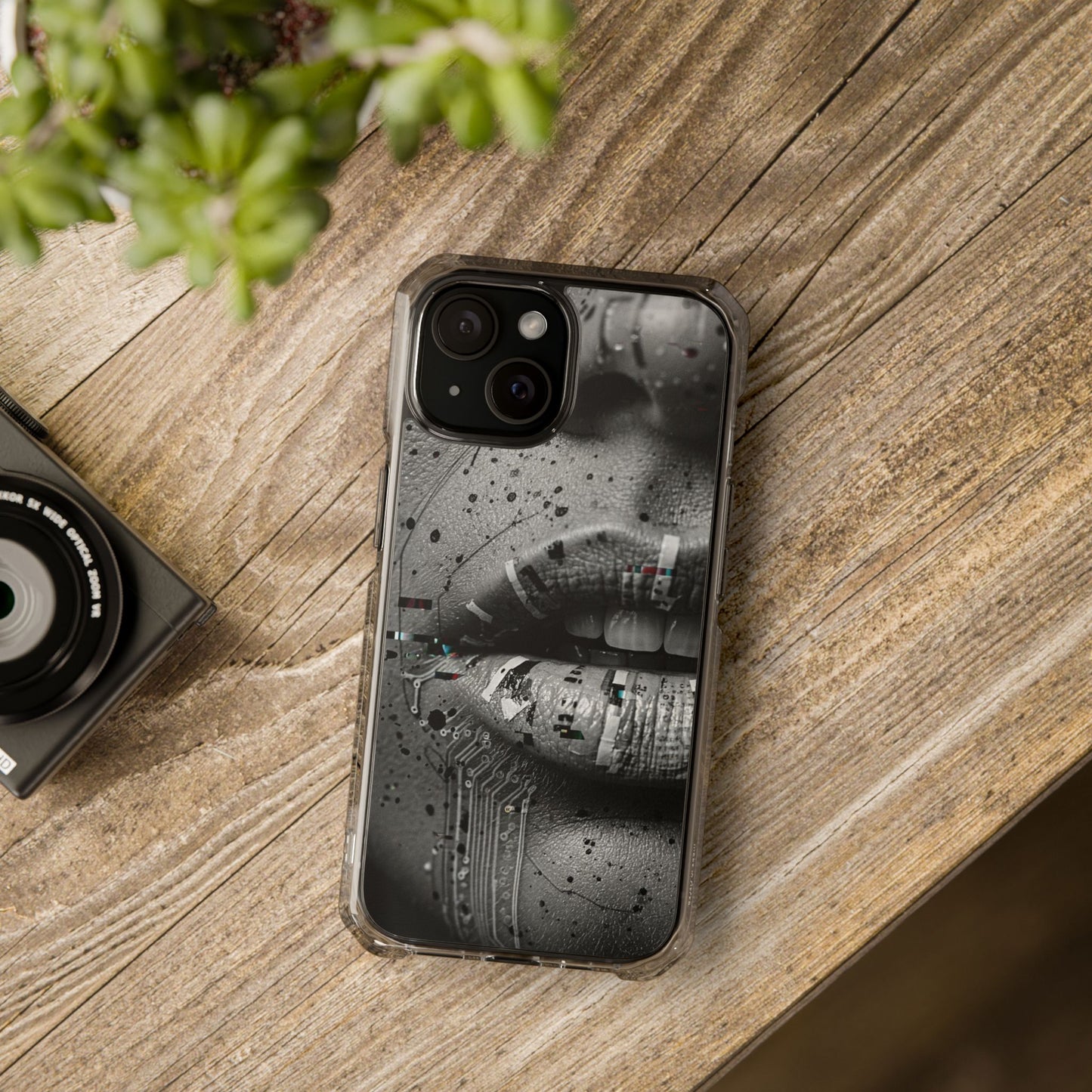 Magnetic Clear Impact Phone Case for Stylish Protection, Urban Aesthetic, Trendy Gift, Phone Accessories, Personalized Present