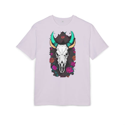 Bohemian Skull Graphic Tee, Unisex Heavy Oversize Tee, Cool Graphic T-Shirt, Festival Fashion, Casual Wear, Unique Gift Idea