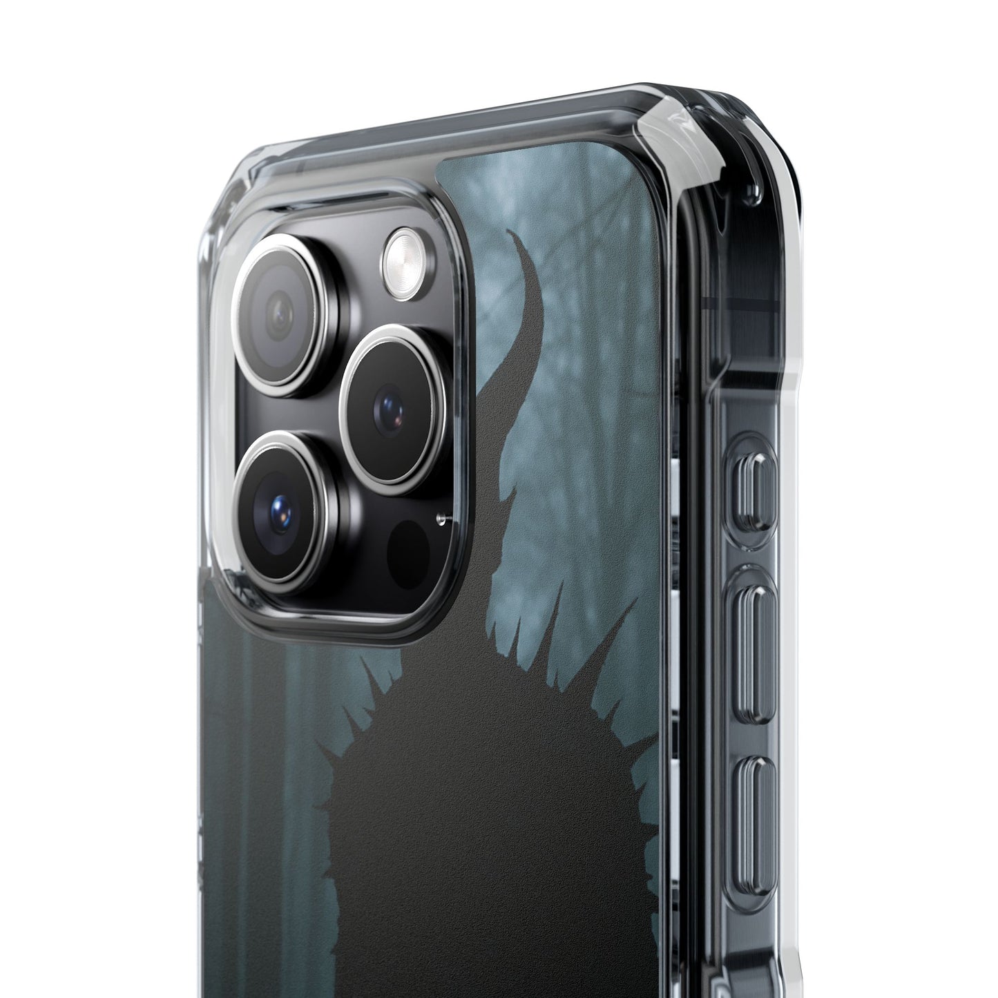 Magnetic Phone Cases, Dark Fantasy Case, Spooky Halloween Accessory, Gift for Gamers, Customizable Clear Impact Cover