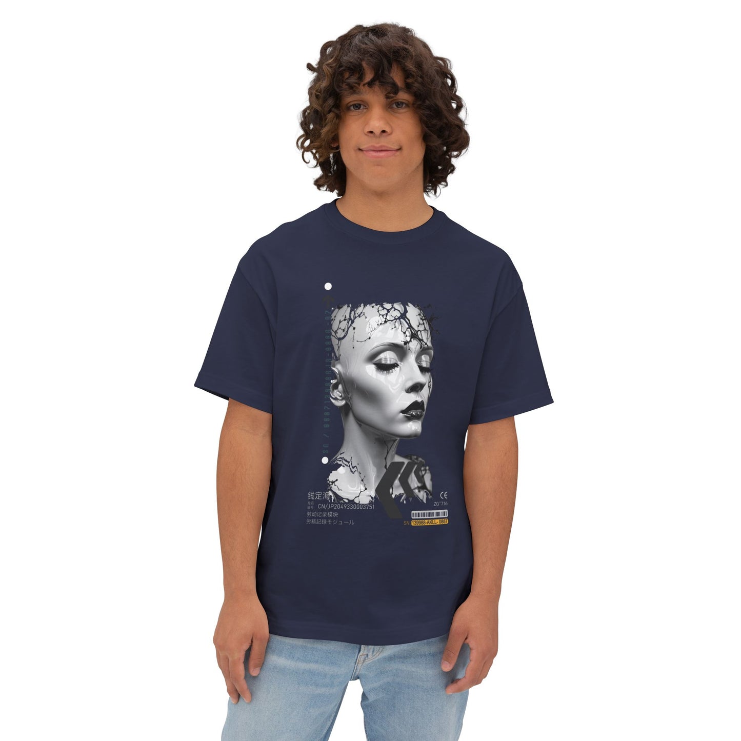 Chic Graphic Tee, Unisex Streetwear, Trendy Oversized Shirt, Modern Art T-Shirt, Casual Wear for Everyday Style