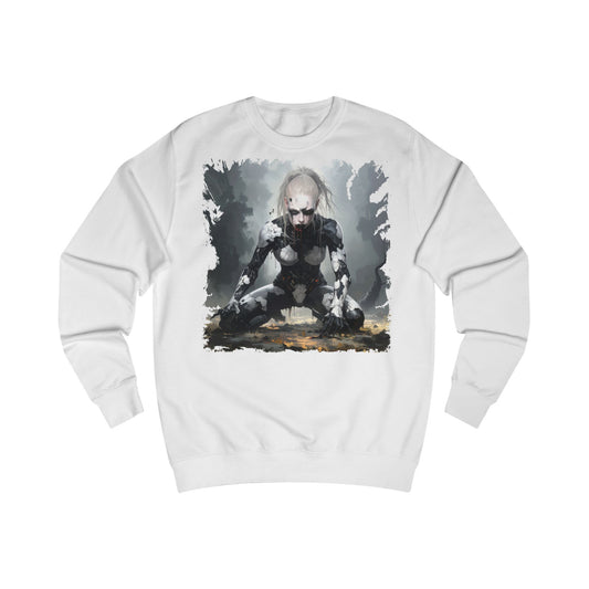 Futuristic Horror Unisex Sweatshirt, Graphic Sweatshirt, Geek Gift, Cosplay Apparel, Casual Wear, Halloween Merch