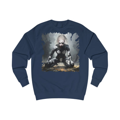 Futuristic Horror Unisex Sweatshirt, Graphic Sweatshirt, Geek Gift, Cosplay Apparel, Casual Wear, Halloween Merch