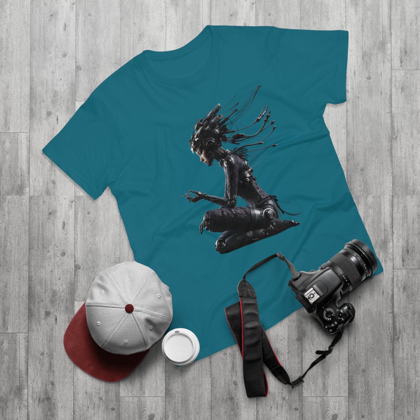 Futuristic Cyberpunk Unisex T-Shirt - Unique Graphic Tee