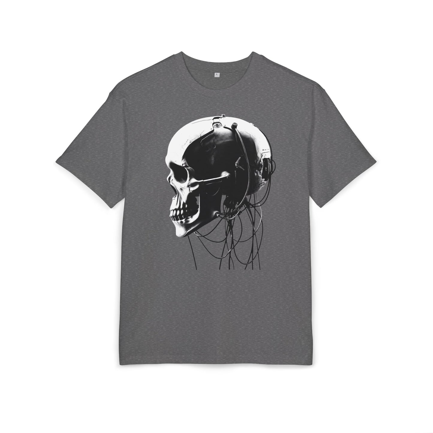 Unisex Skull Graphic Oversize Tee - Bold, Edgy Style for Casual Wear