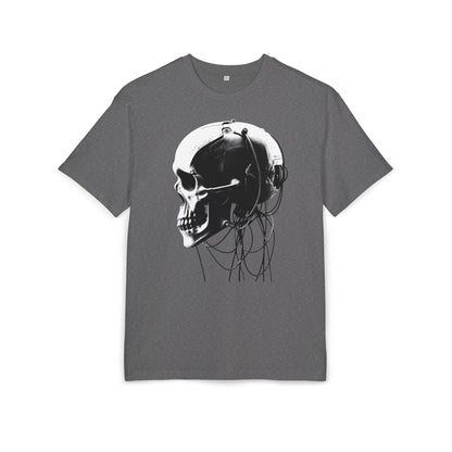 Unisex Skull Graphic Oversize Tee - Bold, Edgy Style for Casual Wear