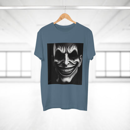 Creepy Clown Unisex T-Shirt - Unisex Graphic Tee for Halloween, Horror Fans, Costume Party, Unique Gift Idea, Spooky Apparel