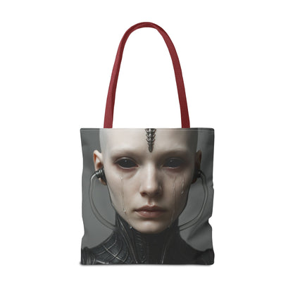 Futuristic AOP Tote Bag | Sci-Fi Style for Everyday Use, Gift for Geek Culture, Urban Accessories, Fashionable Shopping Bag