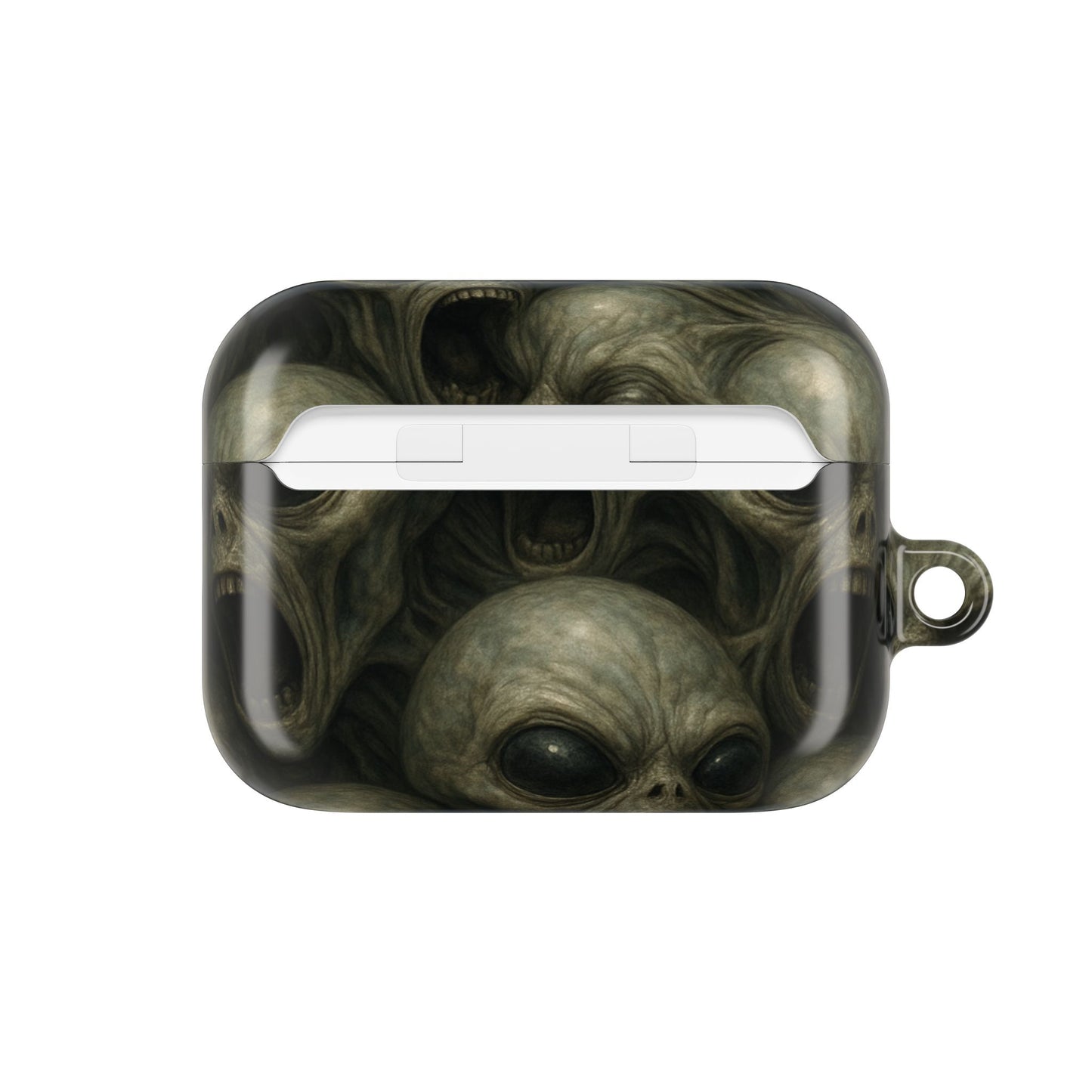 Alien-Themed AirPod Case, Unique Gift for Sci-Fi Lovers, Cool Accessory for Music Enthusiasts, Perfect for Halloween, Collectible