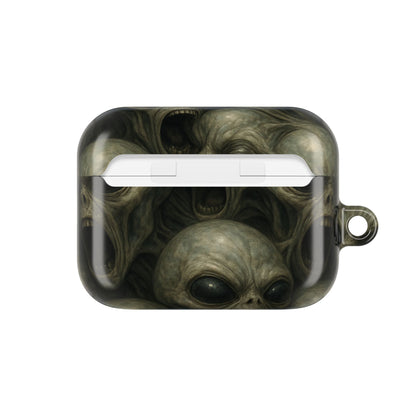 Alien-Themed AirPod Case, Unique Gift for Sci-Fi Lovers, Cool Accessory for Music Enthusiasts, Perfect for Halloween, Collectible
