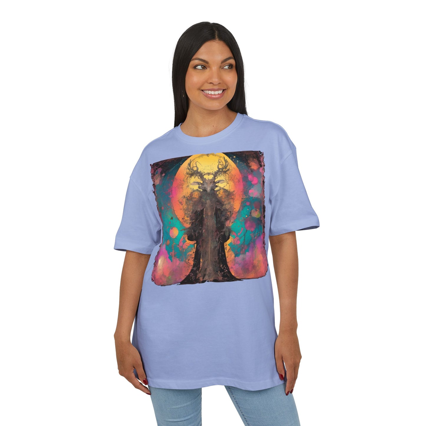 Mystical Tree Unisex Heavy Oversize Tee | Bohemian Style Shirt, Artistic Graphic Tee, Unique Gift for Nature Lovers, Festival Wear, [...]