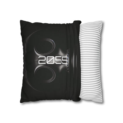 Futuristic Gas Mask Pillowcase | Modern Home Decor, Throw Pillow, Unique Gift, Sci-Fi Aesthetic, Cyberpunk Room Accents