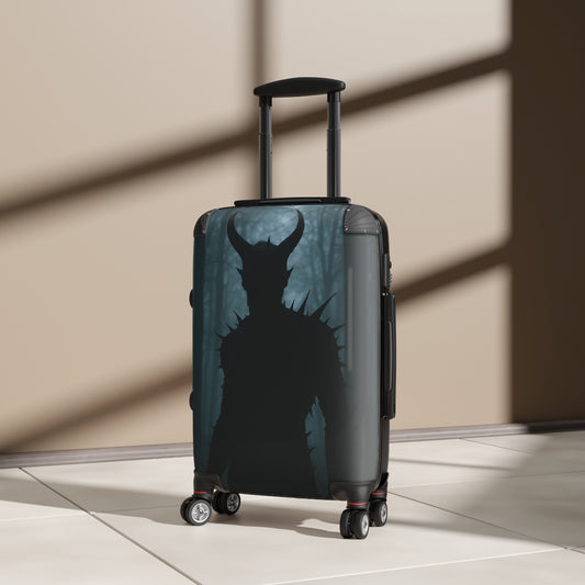 Horror-Themed Suitcase for Adventurers, Travel Luggage, Spooky Travel Accessory, Unique Gift for Travelers, Halloween Suitcase