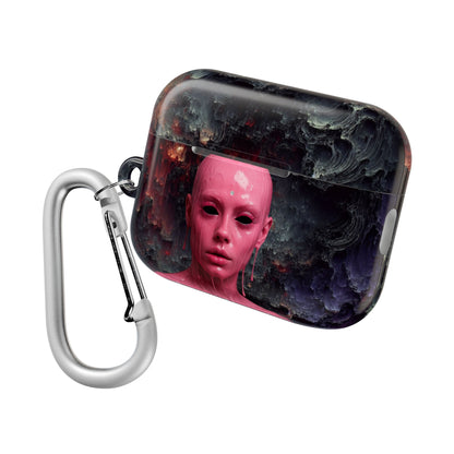 Dark AirPod Case - Horror-Inspired Accessory, Perfect for Goths, Tech Lovers, and Gift Givers, Space Decor, Unique Design