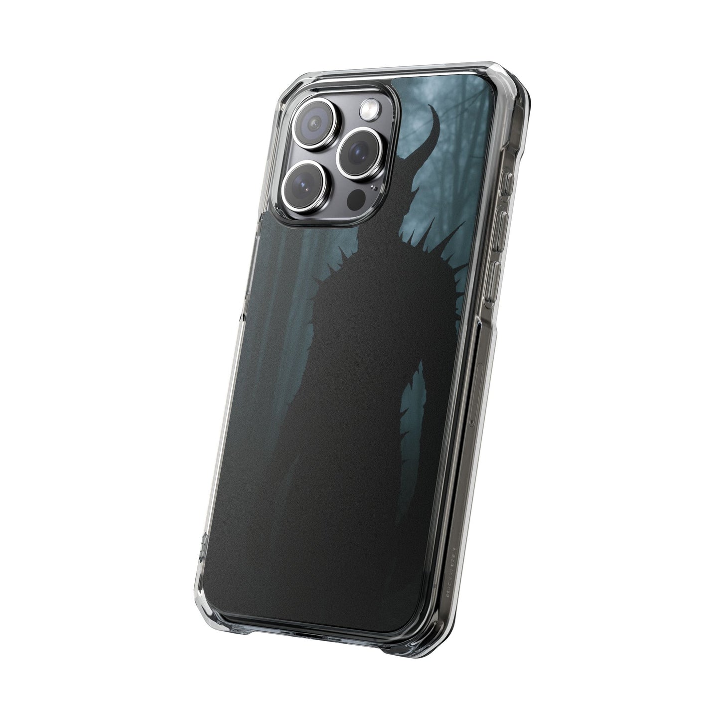 Magnetic Phone Cases, Dark Fantasy Case, Spooky Halloween Accessory, Gift for Gamers, Customizable Clear Impact Cover