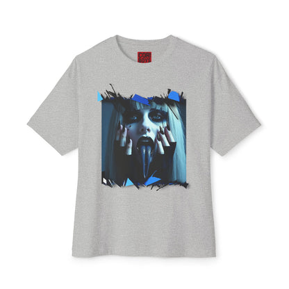 Edgy Oversized Tee - Unisex Graphic Shirt, Streetwear Fashion, Unique Gift for Him/Her, Casual or Trendy Look, Art Enthusiast Apparel