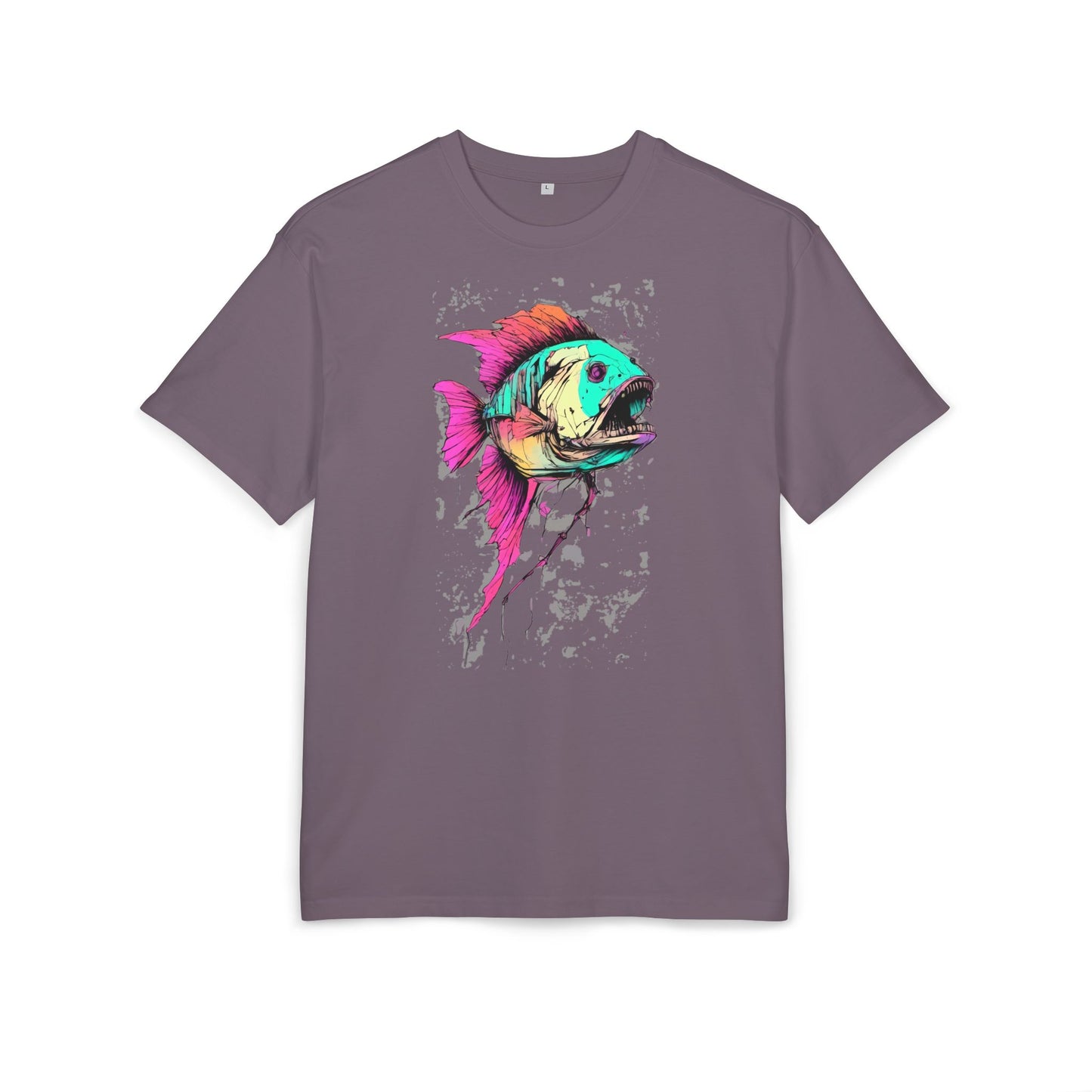 Vibrant Fish Graphic Tee for Casual Style, Summer Wear, Beach Vibes, Gift for Fishing Enthusiasts, Unique Unisex Heavy Oversize Tee