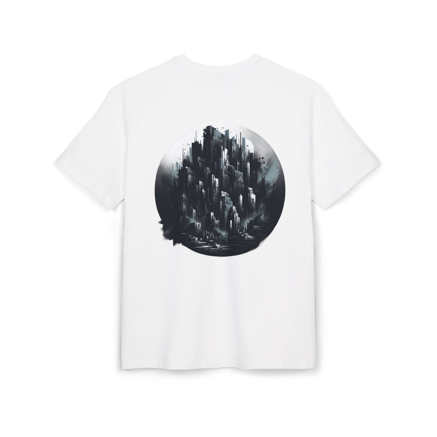 Urban Streetwear Oversize Tee - Futuristic Graphic Design