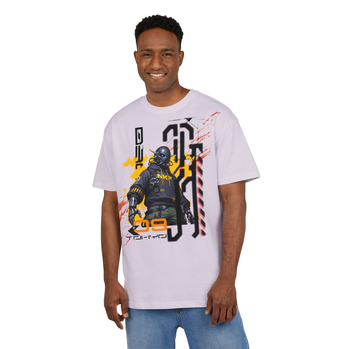 Urban Street Art Oversize Tee, Graphic Tee, Hip Hop Apparel, Streetwear Style, Men’s and Women’s Fashion, Casual Wear
