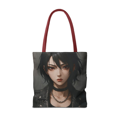 Edgy Art Tote Bag | Unique Gothic Shopper | Gift for Music Lovers, Fashionistas, or Occasions | Stylish Graphic Bag