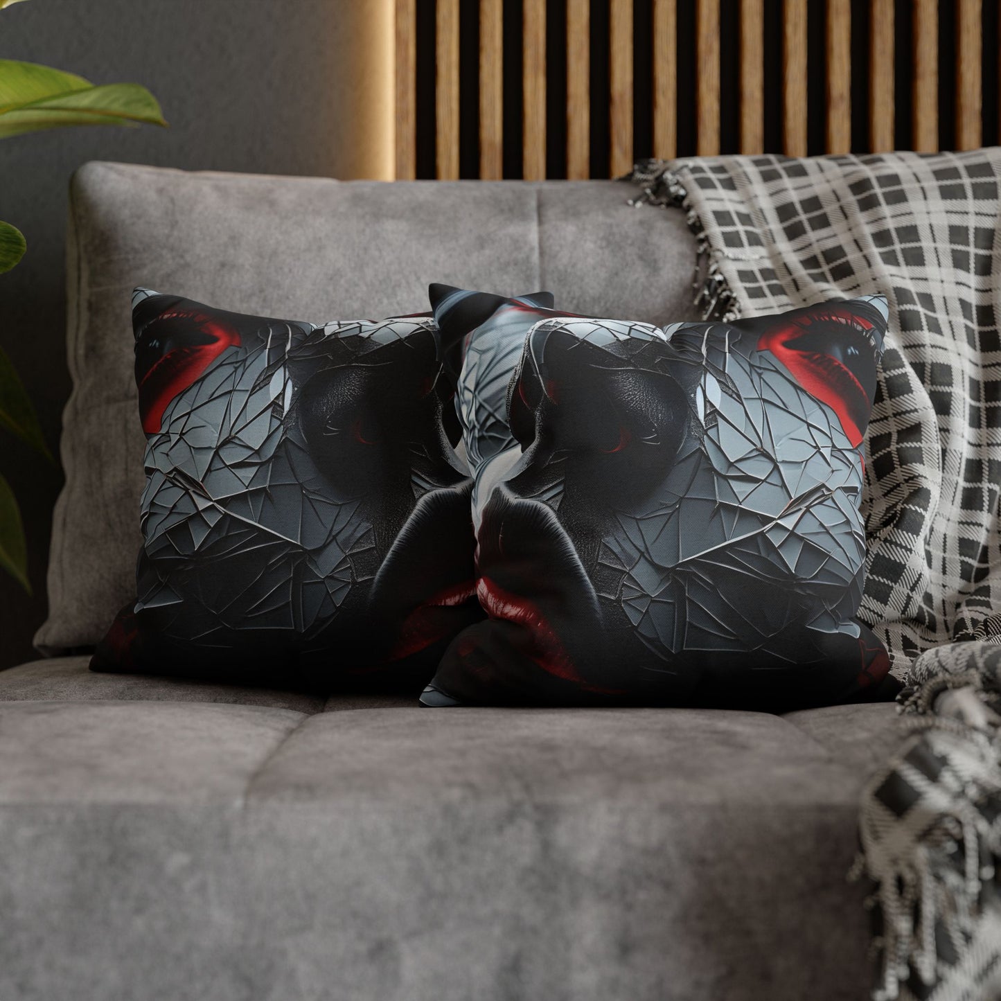 Elegant Geometric Art Pillowcase, Modern Decor, Home Accent, Gift Idea, Cozy Living Room, Abstract Art, Decorative Cushion