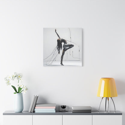 Satin Canvas Wall Art, Modern Abstract Decor, Contemporary Home Accent, Unique Gift for Art Lovers, Minimalist Artwork